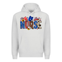 Dove Grey American Nurse Premium Hoodie - Neo Western
