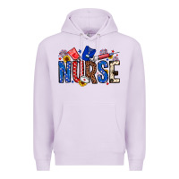 Lilac American Nurse Premium Hoodie - Neo Western
