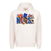 Pale Pink American Nurse Premium Hoodie - Neo Western