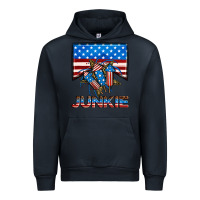 Navy American junkie Urban Hoodie - Neo Western