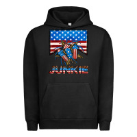 Pigment Black American junkie Urban Hoodie - Neo Western