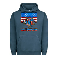 Pigment Midnight Navy American junkie Urban Hoodie - Neo Western