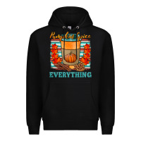 Black pumpkin spice everything Premium Hoodie - HRA Design Shop
