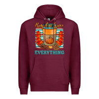 Burgundy pumpkin spice everything Premium Hoodie - HRA Design Shop
