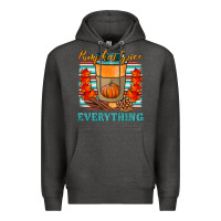 Charcoal Heather pumpkin spice everything Premium Hoodie - HRA Design Shop