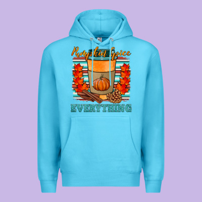 Pumpkin Spice Everything Premium Hoodie Designed By Hra Design Shop