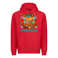 Red pumpkin spice everything Premium Hoodie - HRA Design Shop