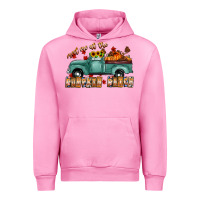 Fuchsia Pink meet me af the pumpkin patch Urban Hoodie - CowhideDigitalArt