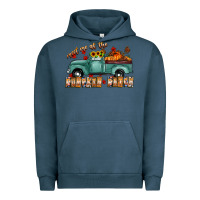 Pigment Midnight Navy meet me af the pumpkin patch Urban Hoodie - CowhideDigitalArt
