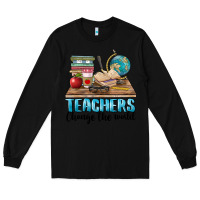 Black teachers change the world Long Sleeve Tee - BarkalooDesign