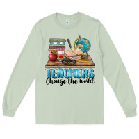 Matcha teachers change the world Long Sleeve Tee - BarkalooDesign
