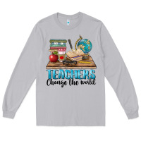Moon Dust teachers change the world Long Sleeve Tee - BarkalooDesign