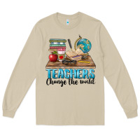 Mushroom teachers change the world Long Sleeve Tee - BarkalooDesign