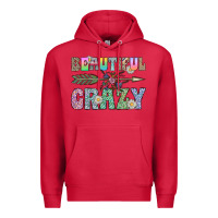 Cardinal beautiful crazy Premium Hoodie - CowhideDigitalArt