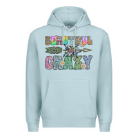 Blue Mist beautiful crazy Premium Hoodie - CowhideDigitalArt