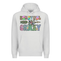 Dove Grey beautiful crazy Premium Hoodie - CowhideDigitalArt