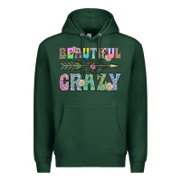 Sports Green beautiful crazy Premium Hoodie - CowhideDigitalArt