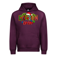 Mauve Wine cousin crew christmas Urban Hoodie - FaDigitalArtStudio