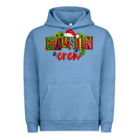Pigment Pebble Blue cousin crew christmas Urban Hoodie - FaDigitalArtStudio