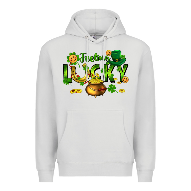 Feeling Lucky Premium Hoodie by FaDigitalArtStudio | Teevron