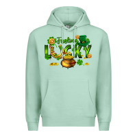 Seafoam feeling lucky Premium Hoodie - FaDigitalArtStudio