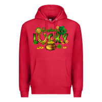 Cardinal feeling lucky Premium Hoodie - FaDigitalArtStudio