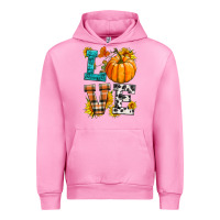 Fuchsia Pink love pumpkin Urban Hoodie - HRA Design Shop