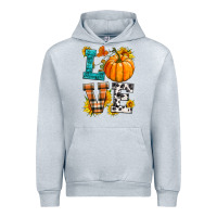 Heather Grey love pumpkin Urban Hoodie - HRA Design Shop