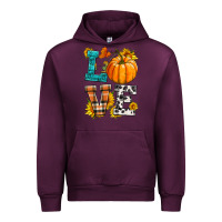 Mauve Wine love pumpkin Urban Hoodie - HRA Design Shop