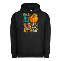 Pigment Black love pumpkin Urban Hoodie - HRA Design Shop