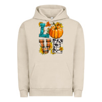 Pigment French Oak love pumpkin Urban Hoodie - HRA Design Shop