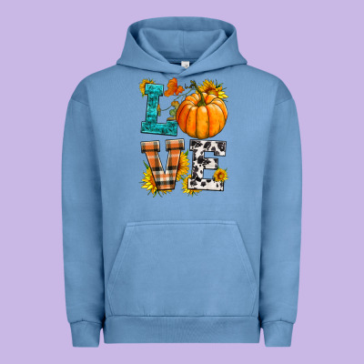 Love Pumpkin Urban Hoodie Designed By Hra Design Shop