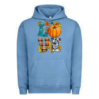 Pigment Pebble Blue love pumpkin Urban Hoodie - HRA Design Shop