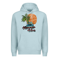 Blue Mist summer vibes Premium Hoodie - SublimationCraftShop