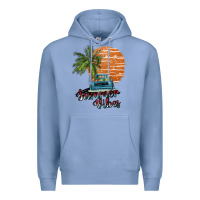 Colony Blue summer vibes Premium Hoodie - SublimationCraftShop