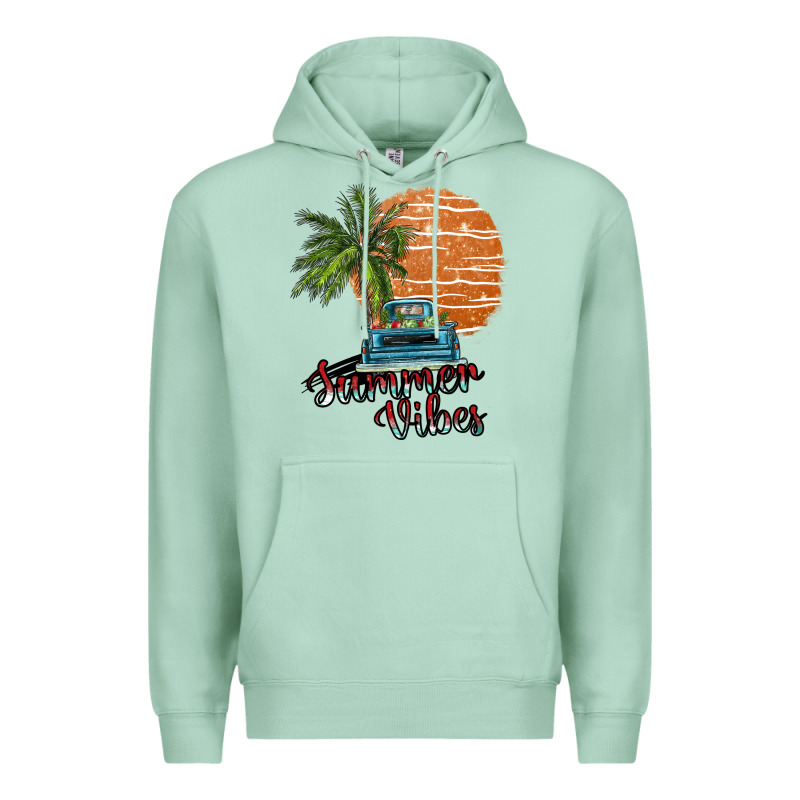 Summer Vibes Premium Hoodie by SublimationCraftShop | Teevron