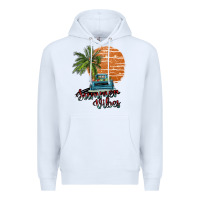 White summer vibes Premium Hoodie - SublimationCraftShop