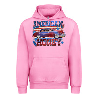 Fuchsia Pink American honey 4th of july Urban Hoodie - CowGirlArtShop