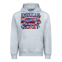 Heather Grey American honey 4th of july Urban Hoodie - CowGirlArtShop
