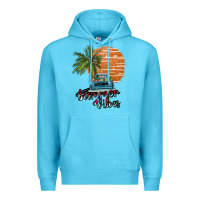 Ocean Blue summer vibes Premium Hoodie - SublimationCraftShop