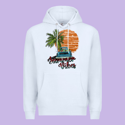 Summer Vibes Premium Hoodie Designed By Sublimationcraftshop