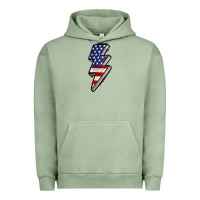 Pigment Oil Green American lightning bold 4th of july Urban Hoodie - CowGirlArtShop