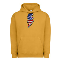 Pigment Peanut Butter American lightning bold 4th of july Urban Hoodie - CowGirlArtShop