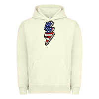 Pigment Pistachio American lightning bold 4th of july Urban Hoodie - CowGirlArtShop