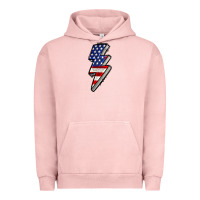 Pigment Salmon American lightning bold 4th of july Urban Hoodie - CowGirlArtShop