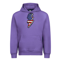 Tulip American lightning bold 4th of july Urban Hoodie - CowGirlArtShop