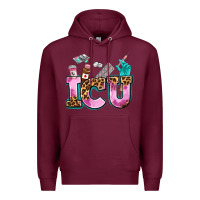 Burgundy icu Premium Hoodie - AdoDesignShop