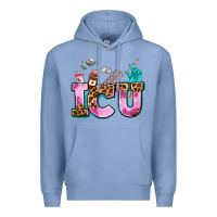 Colony Blue icu Premium Hoodie - AdoDesignShop
