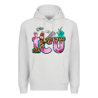 Dove Grey icu Premium Hoodie - AdoDesignShop