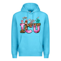 Ocean Blue icu Premium Hoodie - AdoDesignShop